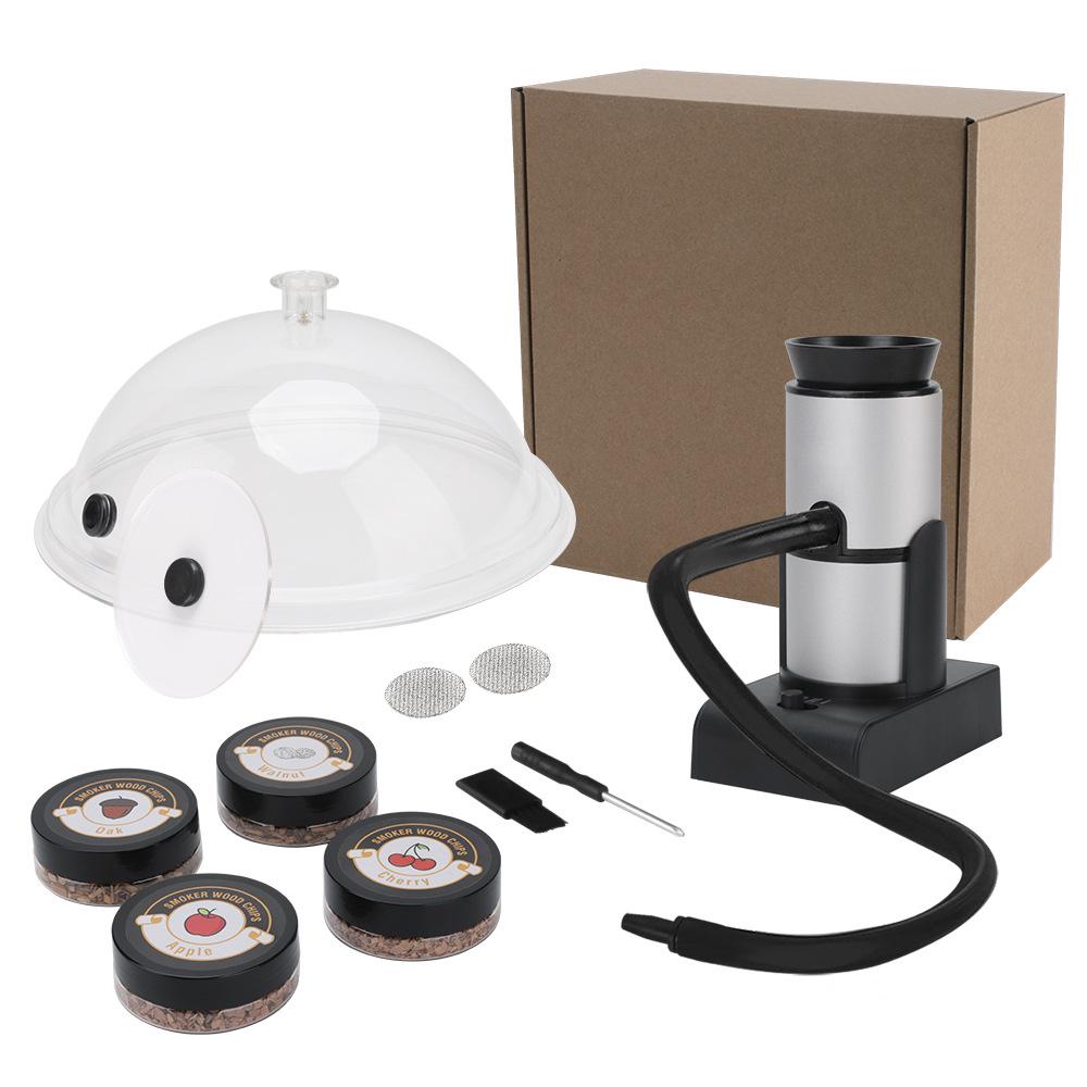Molecular Gastronomy Handheld Cocktail Smoker Gun Set with Wood Chips