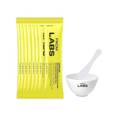 Protein Capsule Modeling Hair Treatment Booster Powder Set | High-Protein Hair Care Powder 2g×8 | Home Hair Clinic Kit with Bowl & Spatula