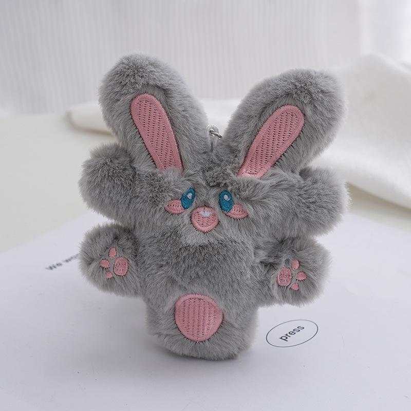 

Модный рюкзак-кролик для детей с набивкой из ПП хлопка серый