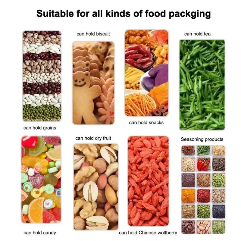 10-200pcs Vacuum Sealing Foil Bags Silver for Storage, Heat Sealable Aluminum Foil Pouches, Vacuum Bag for Coffee, Spices,Powder