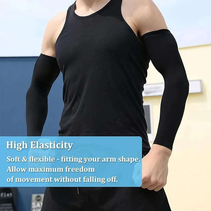 3 Pairs Breathable Cooling Arm Sleeves UV Sun Protection High Elastic Covers for Motorcycle Cycling Outdoor Sports