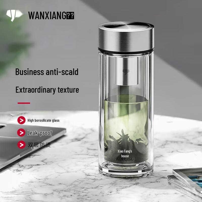 Vientiane Double Wall Borosilicate Glass Mug