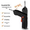 Rechargeable Multi-Functional Electric Screwdriver, Foldable Mini Hand Drill Gun Set
