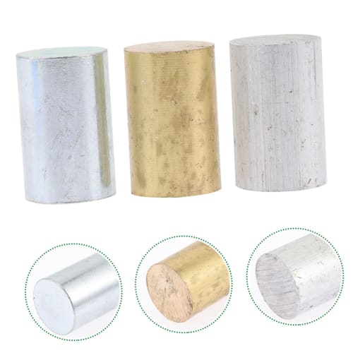 PLAFOPE 1 Set Copper, Iron, and Aluminum Density Cylinder Kit for Specific Gravity and Gravity Experiments