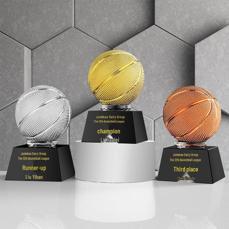 Custom Creative Trophy for Basketball or Football - World Cup Champion Design