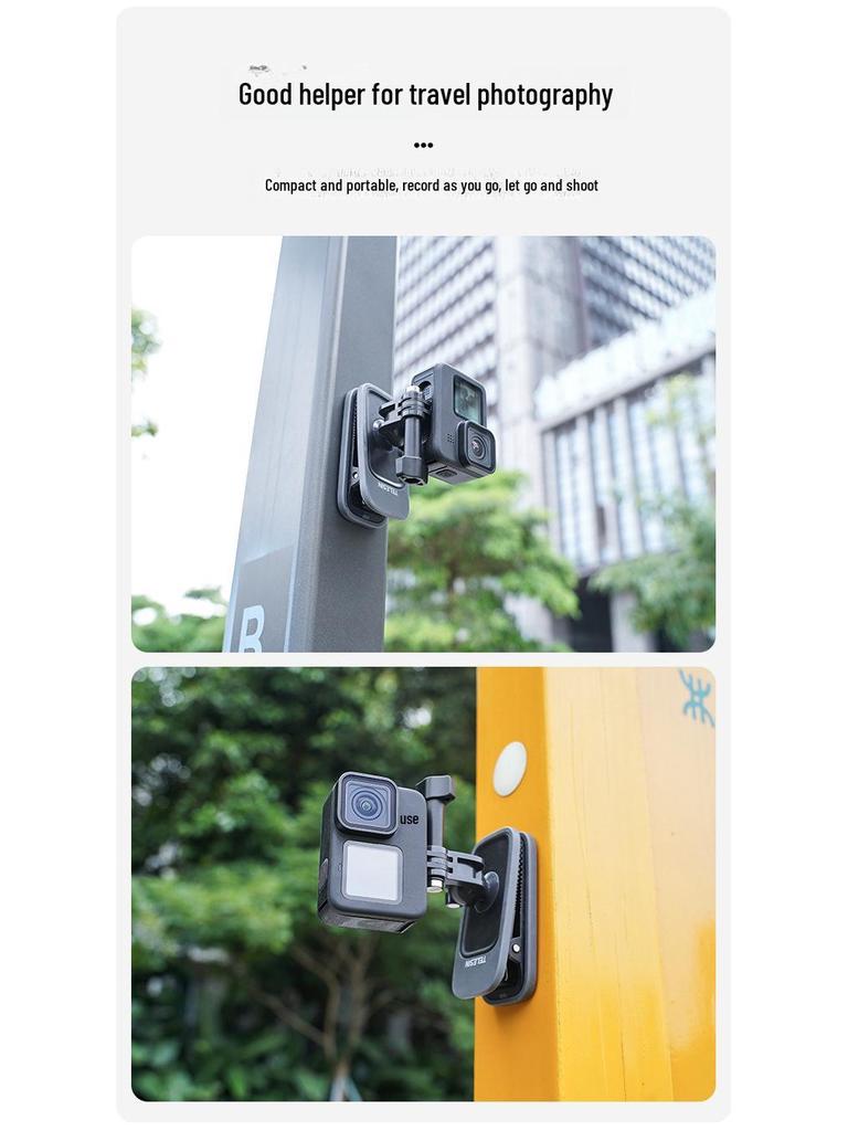 Gopro13 Magnetic Backpack Mount for 360 x4/x3/Acepro/DJI Action 5/4