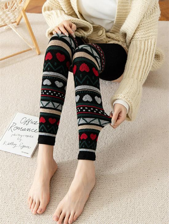 

Японские женские теплые шерстяные носки длиной до колена для осени и зимы One Size