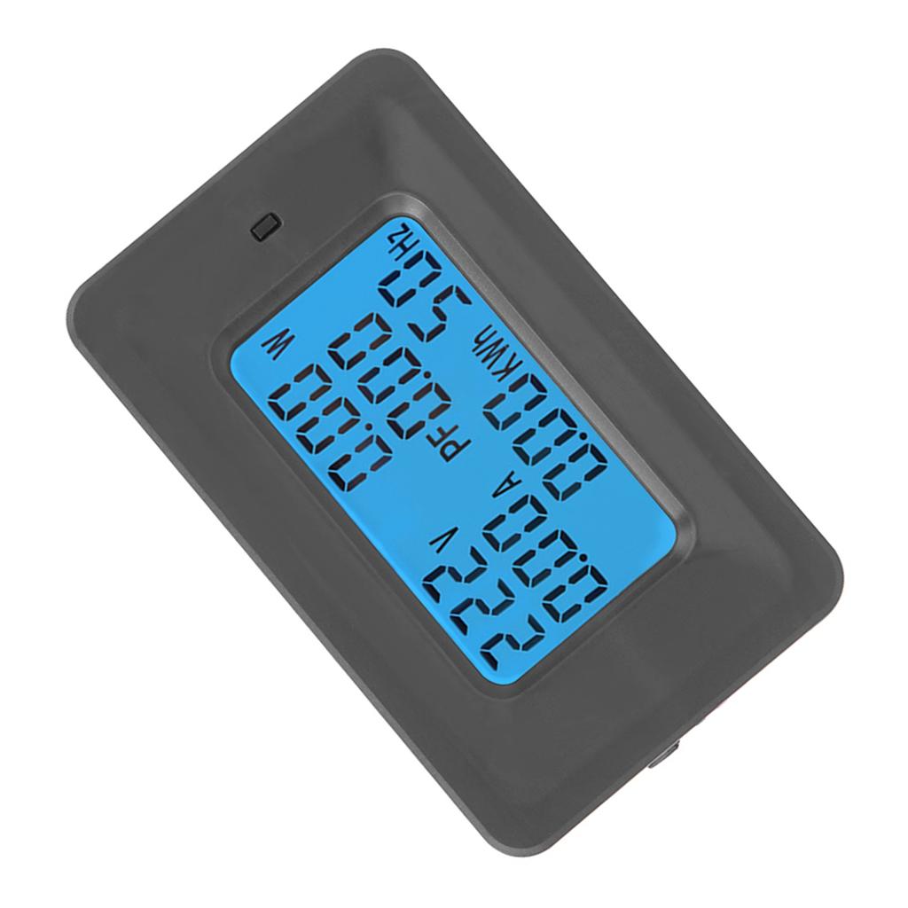 6 in 1 Digital LCD Meter Voltage 110 250V Current 100A Power Monitor Panel with Mutual Inductor
