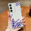Small Flower Pattern Phone Case For Samsung Galaxy A57 A37 A17 A56 A16 A55 A36 A26 A15 A35 A54 A53 Clear Shockproof Soft Cover