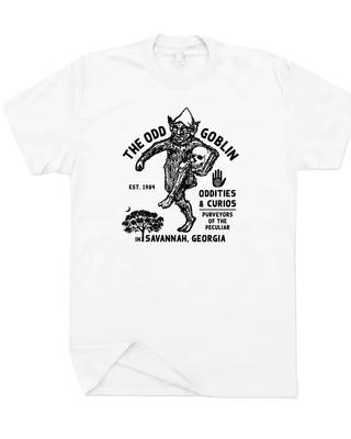 Odd Goblin T Shirt Weird Shirt for Men Women Unusual Occult Shirts Funny Shirt Cool Vintage Graphic Tee Strange Creepy T-Shirt