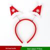 Christmas Deer Antler & Snowman Headband - Festive Party Headdress Gift
