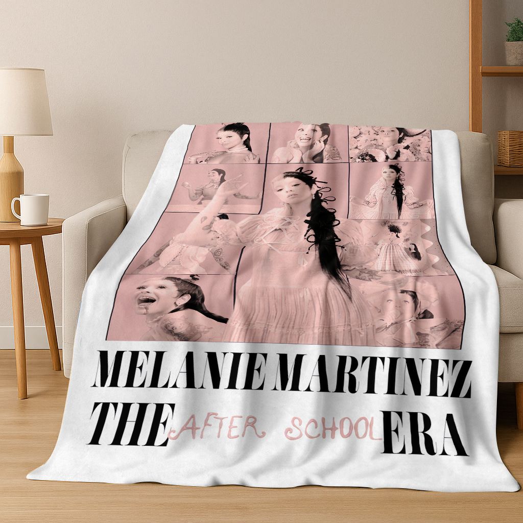 

26 Style Crybaby M-Melanine Art Flannel Blanket,Cozy Soft Throw Blanket for Home Bedroom Bed Sofa Picnic Office Cover Gift Kid 75x90cm