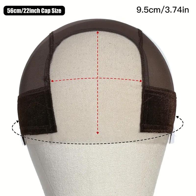 Female Headband Wig Cap Lace Wig Cap For Wig Making U Part Wig Caps Non Slip With Adjustable Velcro Velvet Wig Grip To Wear Wig