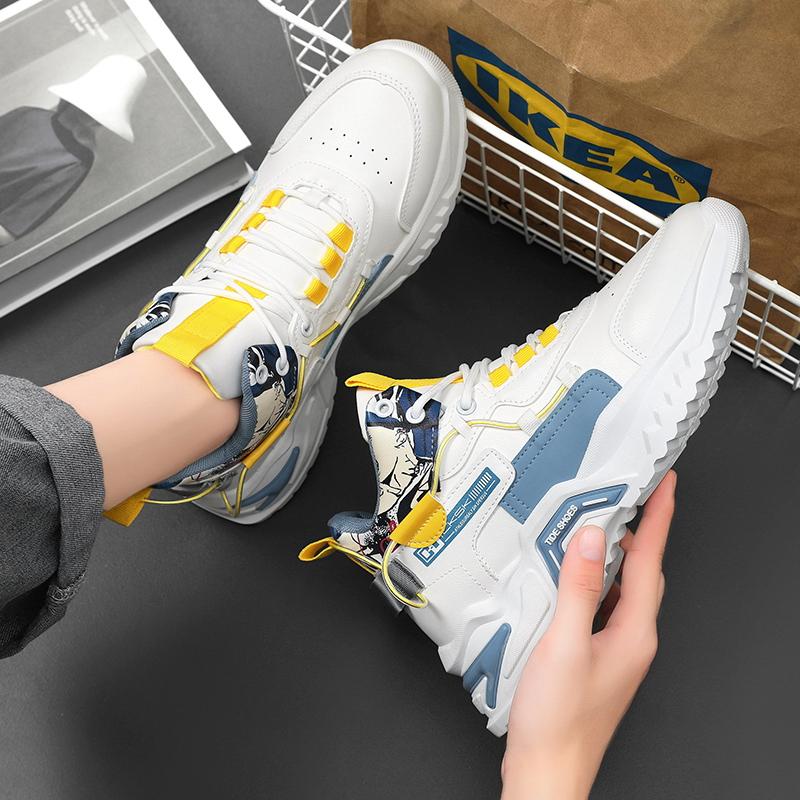 Studenten Freizeitsportschuhe Vier Jahreszeiten Neu Weiche Sohle Bequem Outdoor Laufschuhe Herren Sneaker Modische Wanderschuhe
