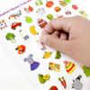 Wielokrotnego użytku Naklejki Samoprzylepne do Scen z Życia Kampusu Dziecięcego Wczesna Edukacja Naklejki Gry Książki Nauka Poznanie Zabawki Dla Dziecka