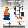 4 swivel casters with adjustable central column for hanging car doors, fenders, bumpers, panel stands, and panel holders
