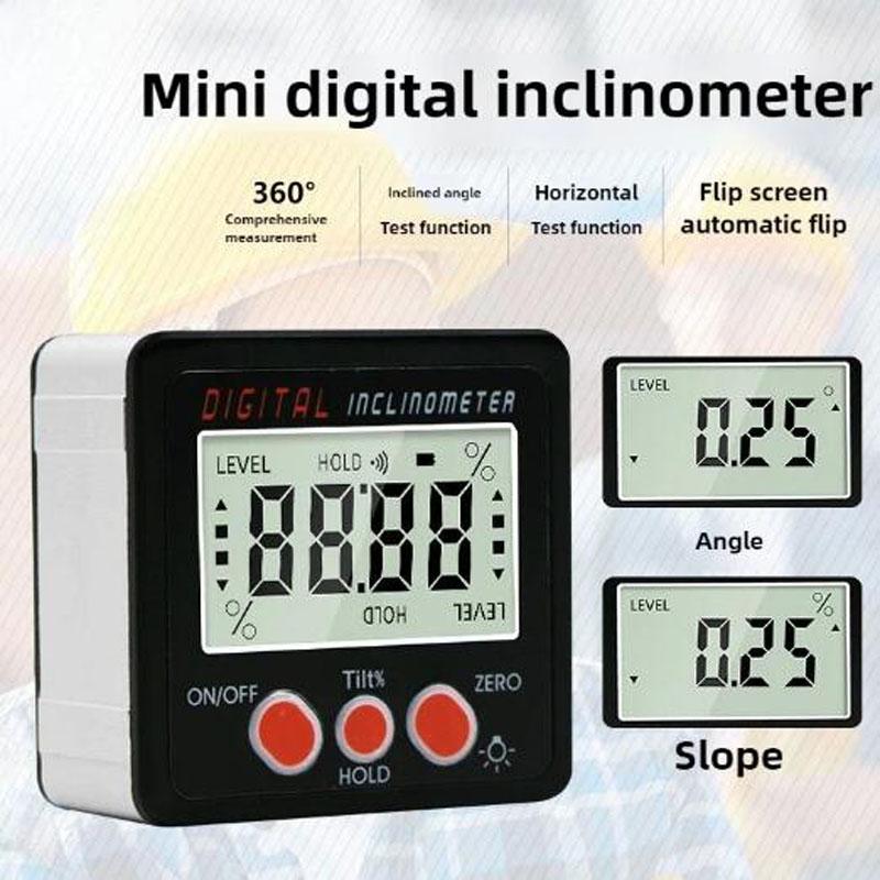 Digital Protractor Inclinometer Level Box Level Measuring Tool Electronic Angle Meter Angle Finder Angle Gauge Magnetic Base