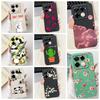 Soft TPU Candy Silicone Phone Case For Infinix Note 40 Pro Plus Note 40 4G 5G Back Cover Note40 4G Bumper Flower Girl Fashion