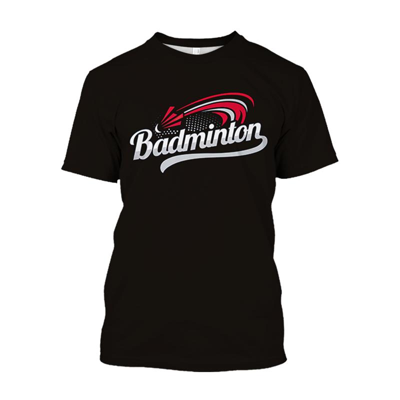

Hot Blood Badminton 3d Printed T-shirt Sports Leisure Streetwear Clothes Tee Shirt Oversized Short Sleeves Pullover Tees Top 6XL
