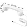 Retro Handset for Cell Phones Type-C Retro Classic Home Supplies with Microphone Old Telephone Receiver for Offices Travel