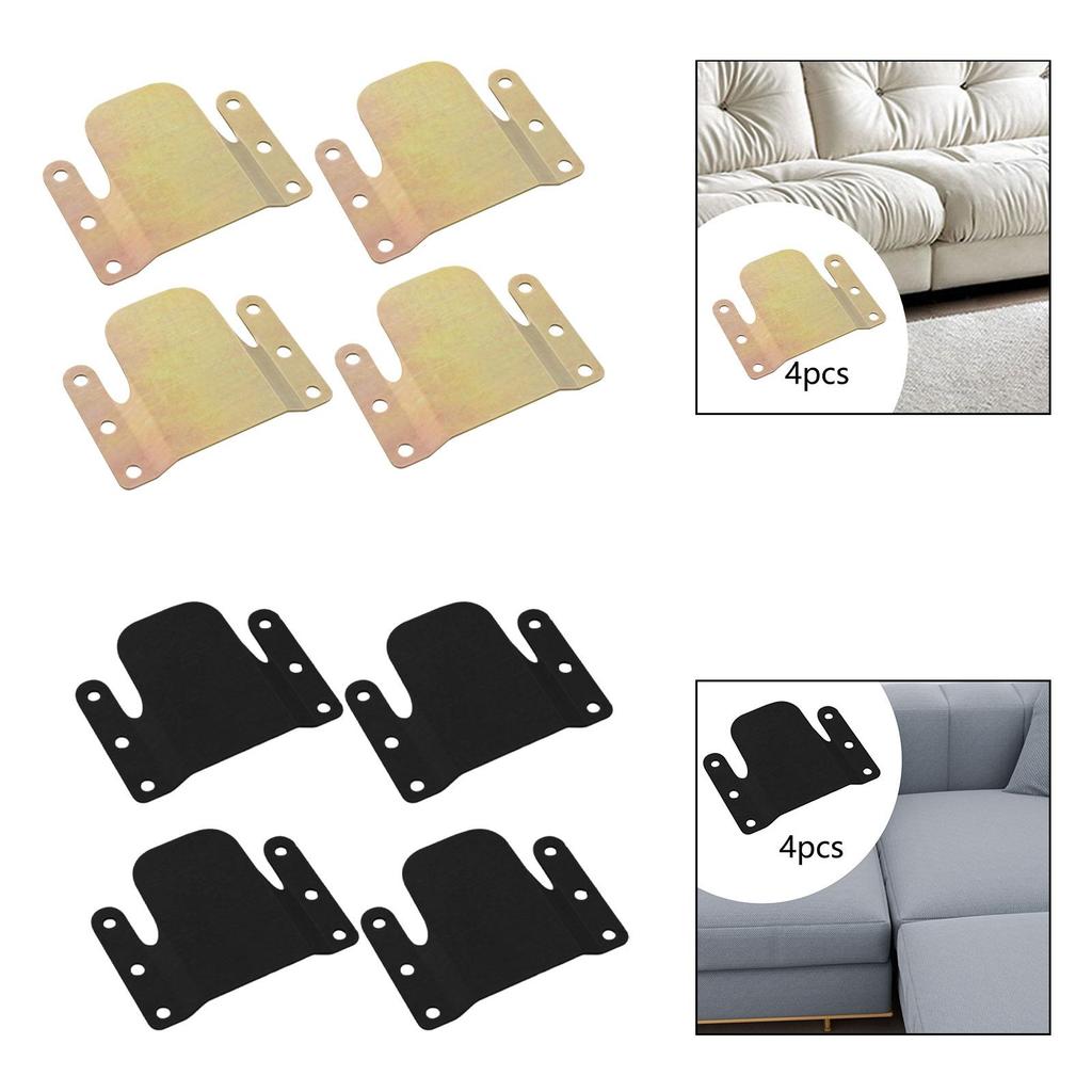 4Pcs Sectional Couch Connector Accessories Reliable Multifunctional Premium
