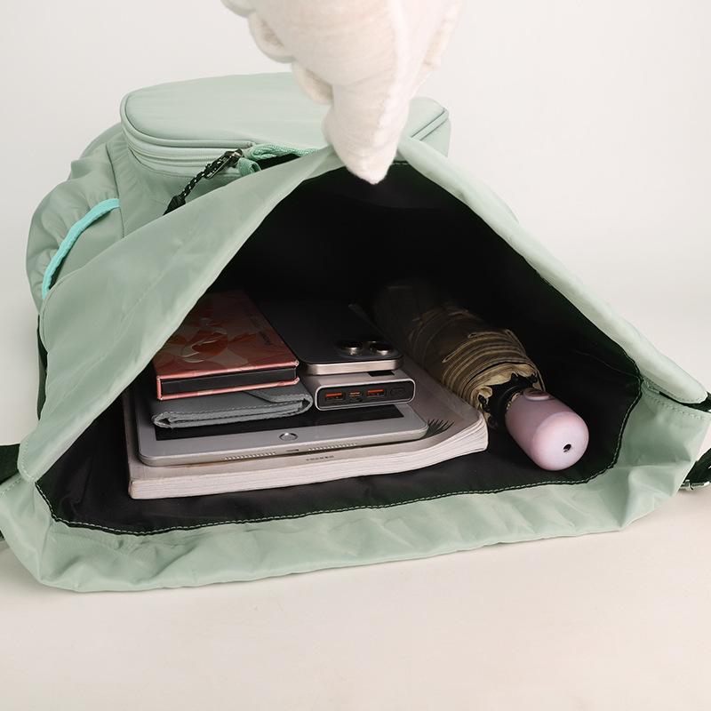 Men and Women Backpack Tennis Bag Portable Oxford Cloth Backpack Lightweight Commuting Badminton Bag Tie Pocket Sports Bag