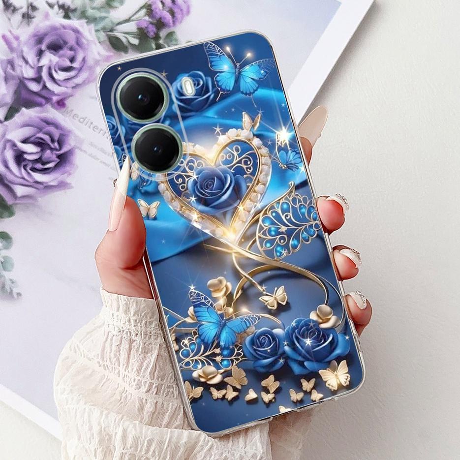 Für Xiaomi Poco X7 Pro 5G Hülle Stylische Bemalte Abdeckung Klare Silikon Weiche TPU Handyhülle Für Xiaomi Poco X7 Pro X7Pro Hülle Coque
