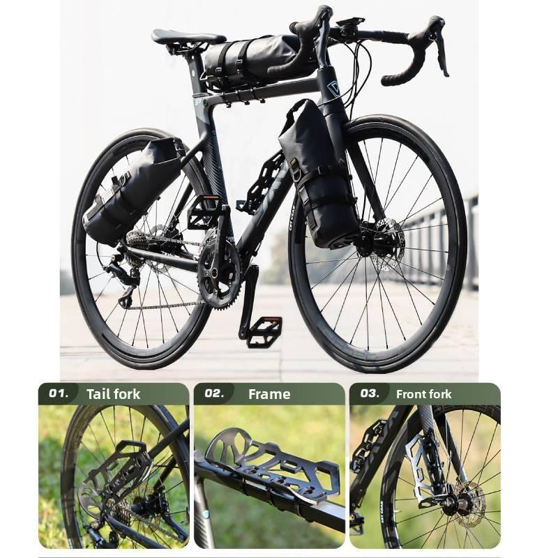 Bicycle Front Fork Bag Waterproof Storage For Mountain And Road Cycling