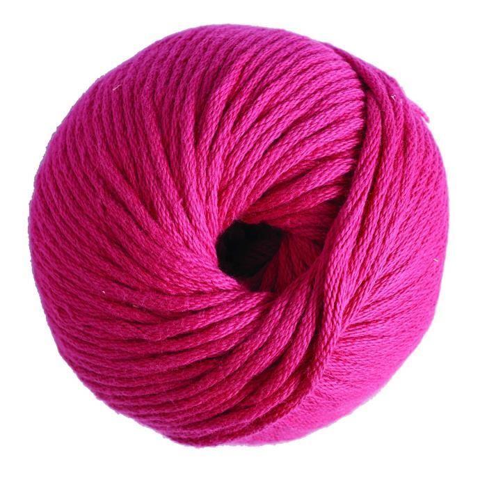 Fil à broder - DMC - Natura - 100% Coton - Couleur 43 Rose - Ultra épais