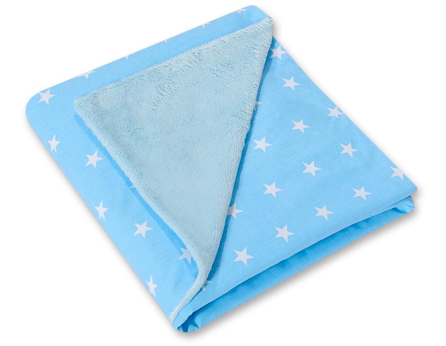 Large Baby Wrap for the Stroller Carrier Seat, Double-sided - Blue Stars