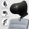 Memory Foam Headrest with Adjustable Height,Angle,Heavy-Duty Office Chair Headrest Attachment,Compatible with Desk,Computer