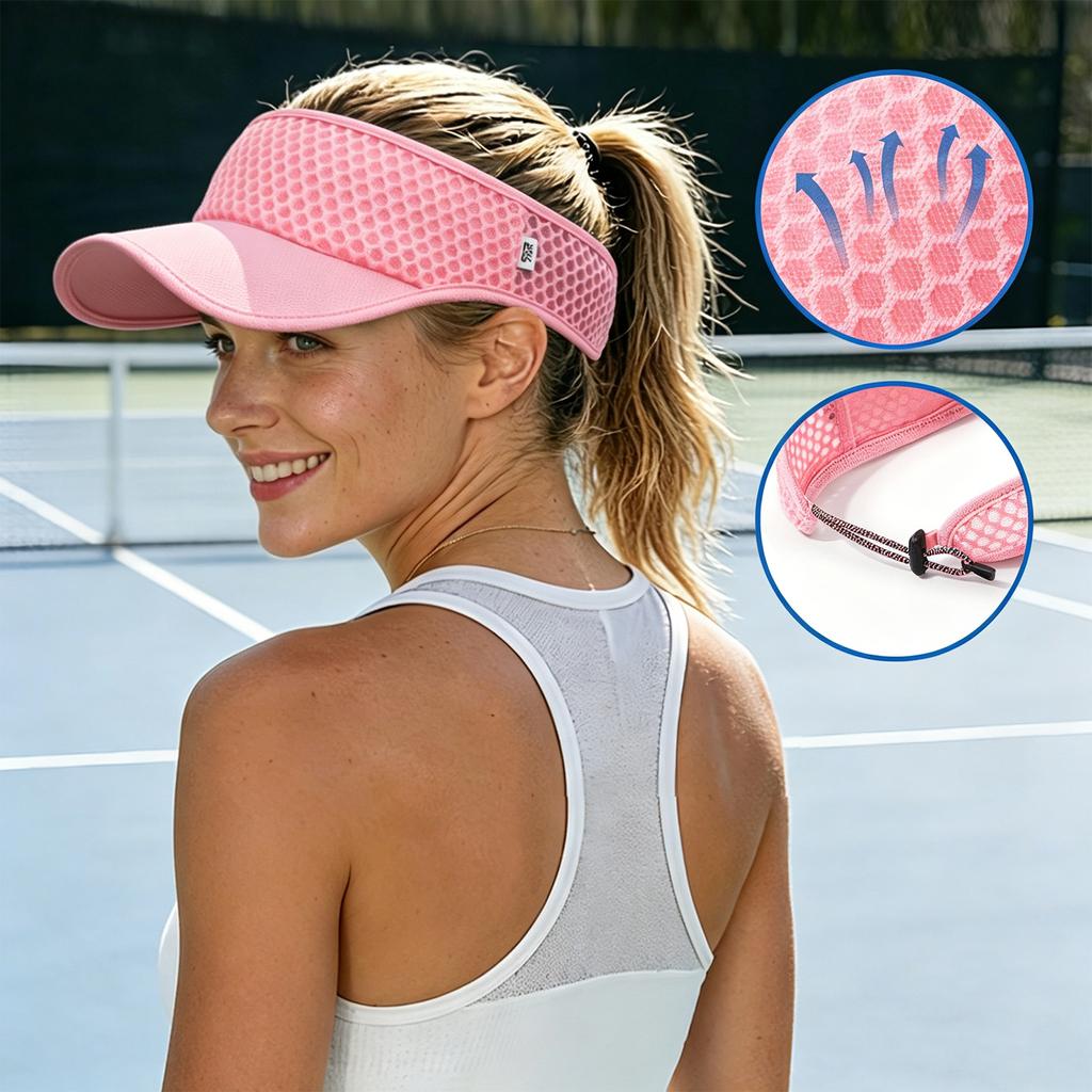 Men's And Women's Empty Top Hats, Outdoor Sports, Tennis Hats, Running, Breathable, Quick Drying, Sweat Absorbing Hats