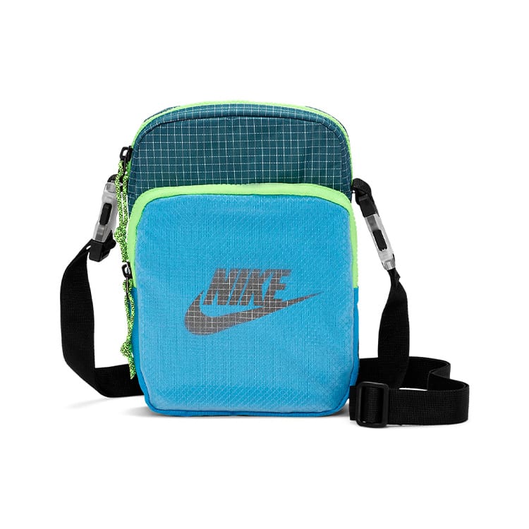 Nike Heritage Fabric Shoulder Bag, Crossbody Bag Regular Unisex Laser Blue CV1408-446