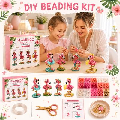 Beading Kit with Tools and Supplies for Jewelry Making - Complete Set for Beginners and Adults
