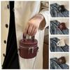Solid Color Mini Lipstick Bag Minority Design Clothes Match Bag Simple Box Crossbody Bag  Women