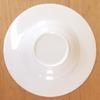 Jardin 24cm Deep Soup Bowl, White Porcelain, Mino Ware, with a Dimple, Perfect for Soup or Pasta