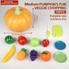 Kids's Kitchen Toy Set Simulated Fun Fruit Cutting Seafood Set Pumpkin Storage Box Detachable Large Capacity Halloween Gifts