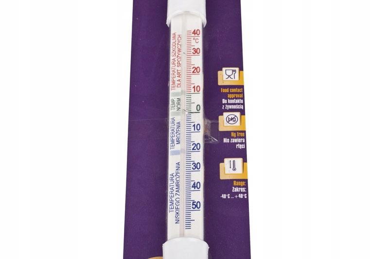 Thermometer For Refrigerators And Freezers -50°C To +40°C 15Cm Mercury-Free Ci 1 Pc