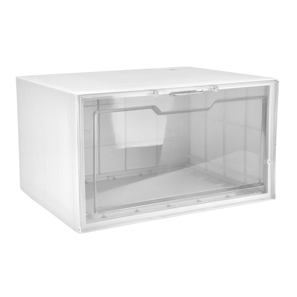 LED krabice na boty Hlasové ovládání Průhledná dvířka Stohovatelný Úložný box na tenisky Vitrína pro domácnost