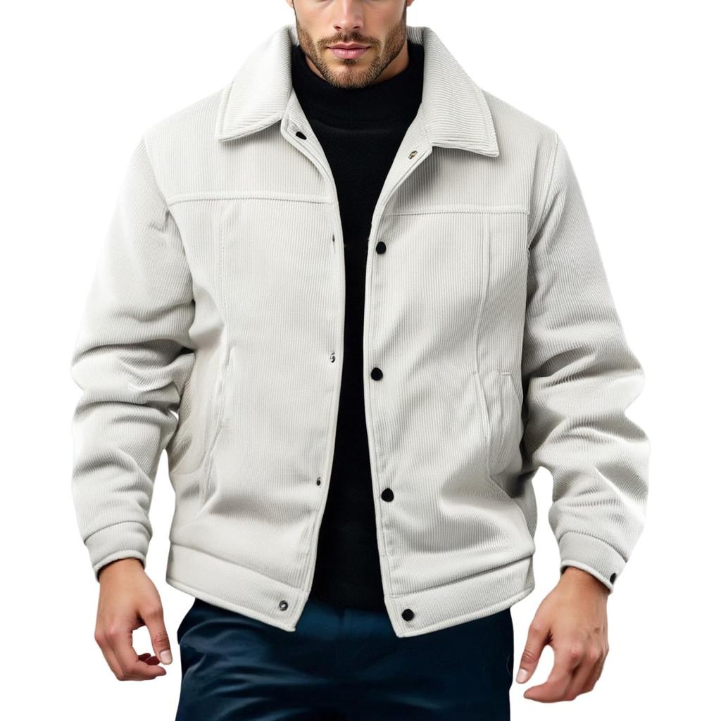 Men's Leisure Fashion Comfort Flip Collar Jacket Coat