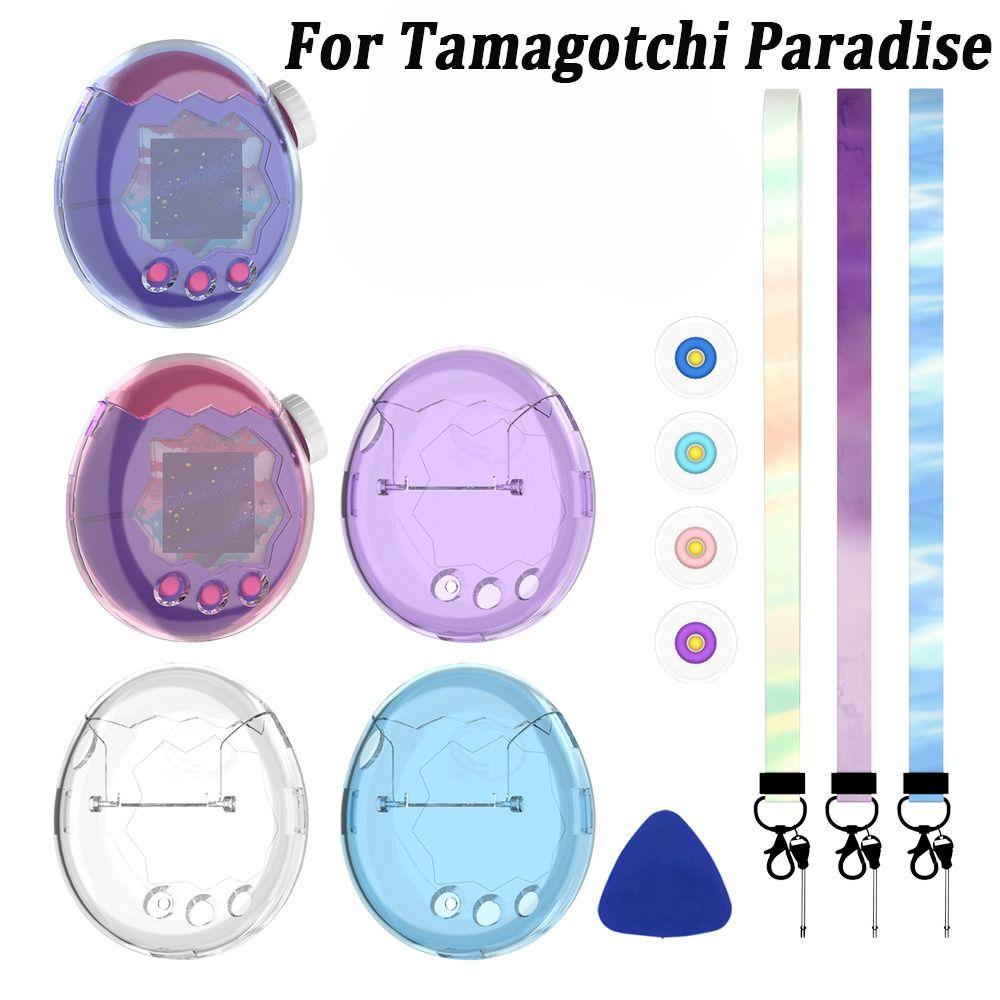 Transparent Protective Case Crystal PC Anti-Scratch Hard Shell Dustproof Full Coverage Clear Cover for Tamagotchi Paradise