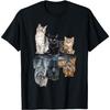 Katzen Spiegelbild Löwe Gepard Tiger Lustiges Katzenliebhaber Männer Frauen Kinder T-Shirt
