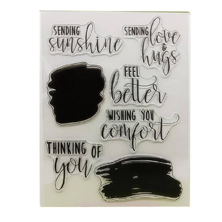 Clear Stamps Silicone Stamp Cards Stamps with Patterns 3D Scrapbooking Stamps