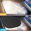 2Pcs Car Side Window Sun Shade Static Cling UV Blocker Visor Extender For Jeep