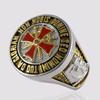 Size 7-14 Stainless Steel Ring In Hoc Signo Vinces Knight Templar Masonic