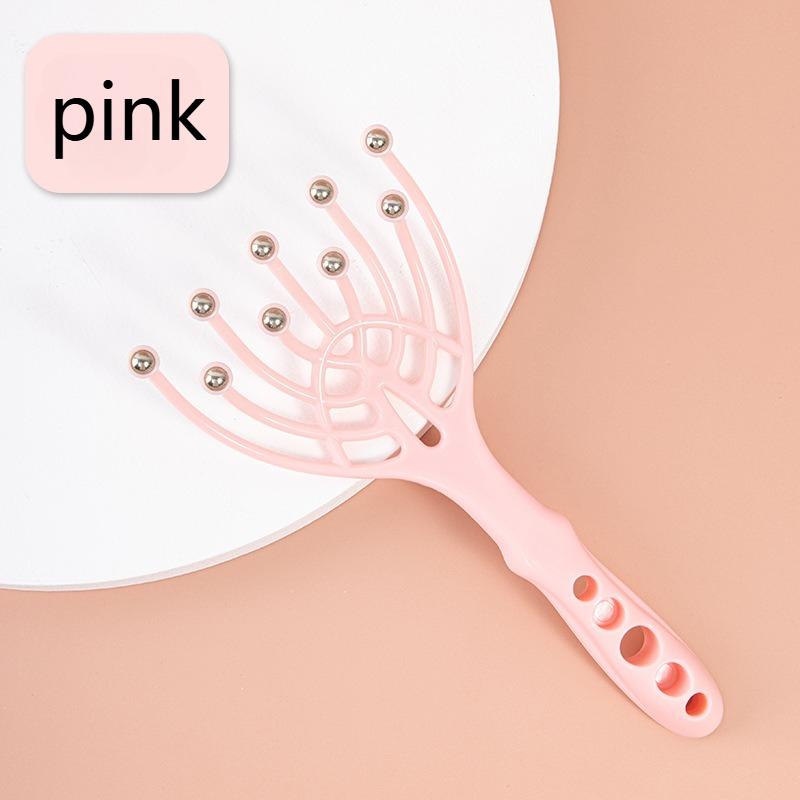 9 Claws Scalp Massager, Handheld Head Massage Tool for Hair Care & Stress Relief, Home Office SPA Gift