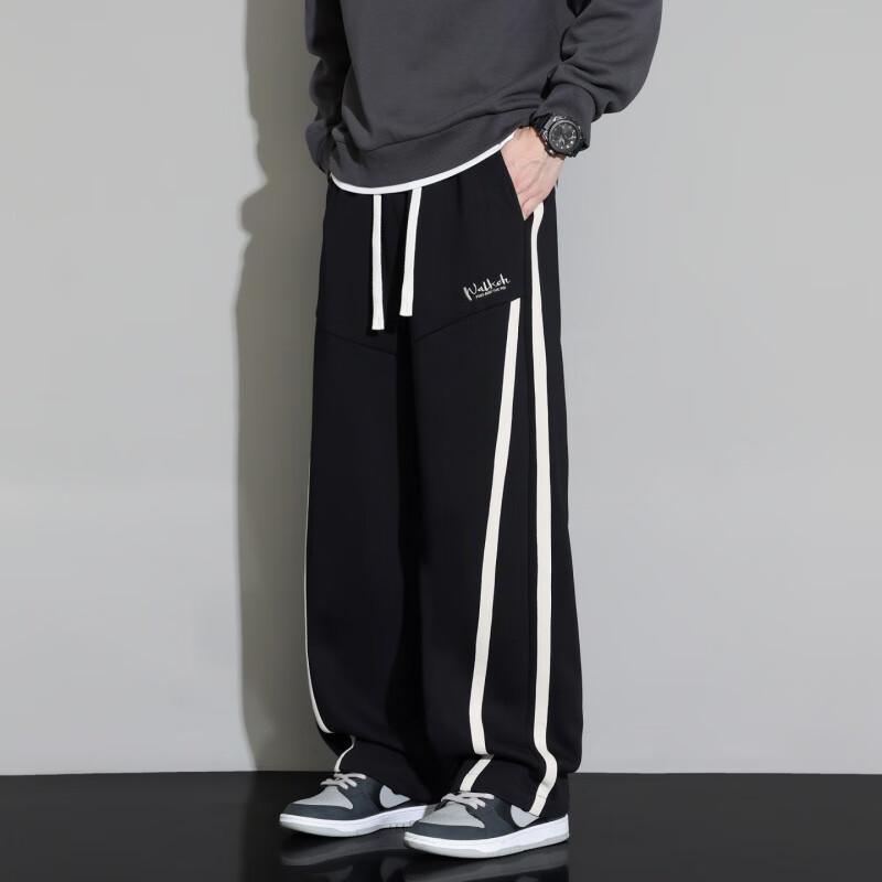 Men's American Retro Loose Straight Casual Pants
