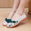 sapatos femininas women cute round toe green spring slip on anti skid flat shoes lady cool comfort hemp loafers ab502