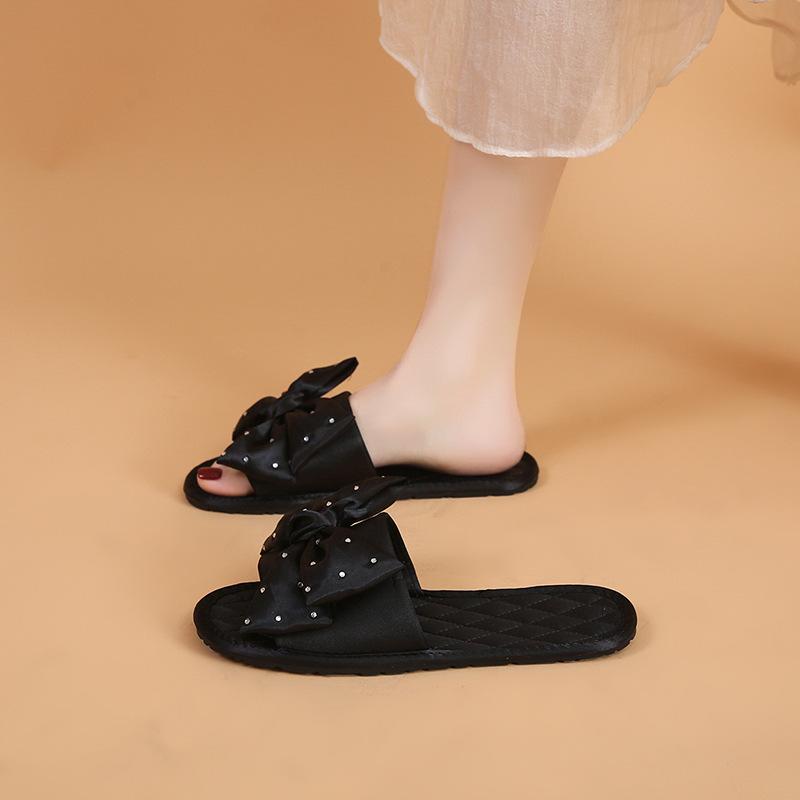 Summer Slippers Women's Indoor Home Silent Soft Bottom Home Silent Advanced Sense French Summer Deodorant Non-slip Women