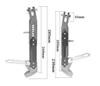 ZCJSZP Adjustable CNC Metal Motorcycle Foot Bracket Bicycle Side Bracket